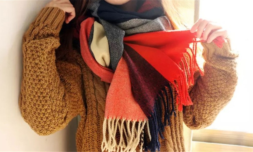 Image 4: Women's Oversized Pashmina Scarf