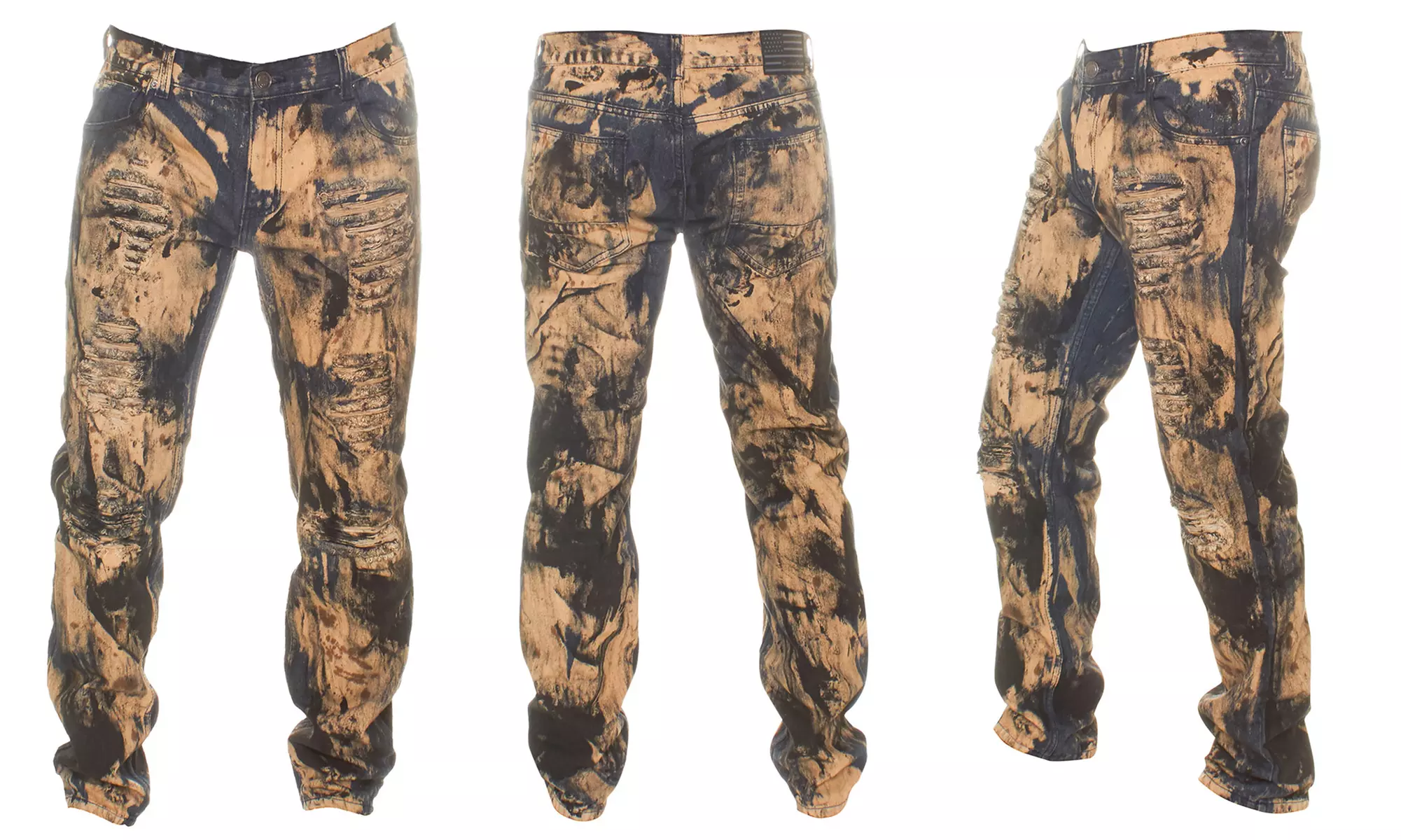 GS-115 Men's Rip & Repair Fashion Jeans - Second Medium