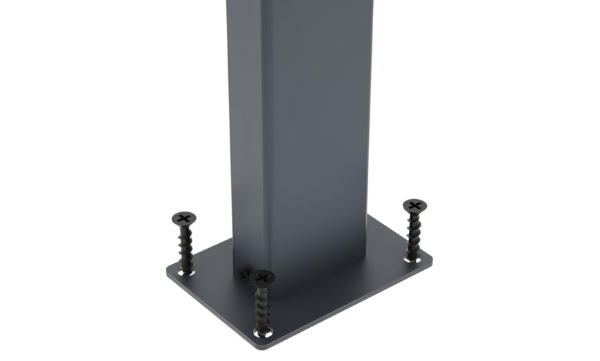 Image 4: Alivio 4m x 3m Steel Frame Pergola with UV-Resistant Canopy