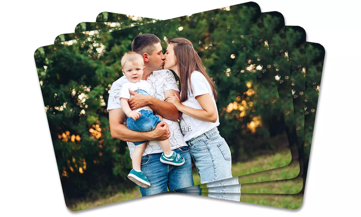 Personalisiertes Foto-Tischset