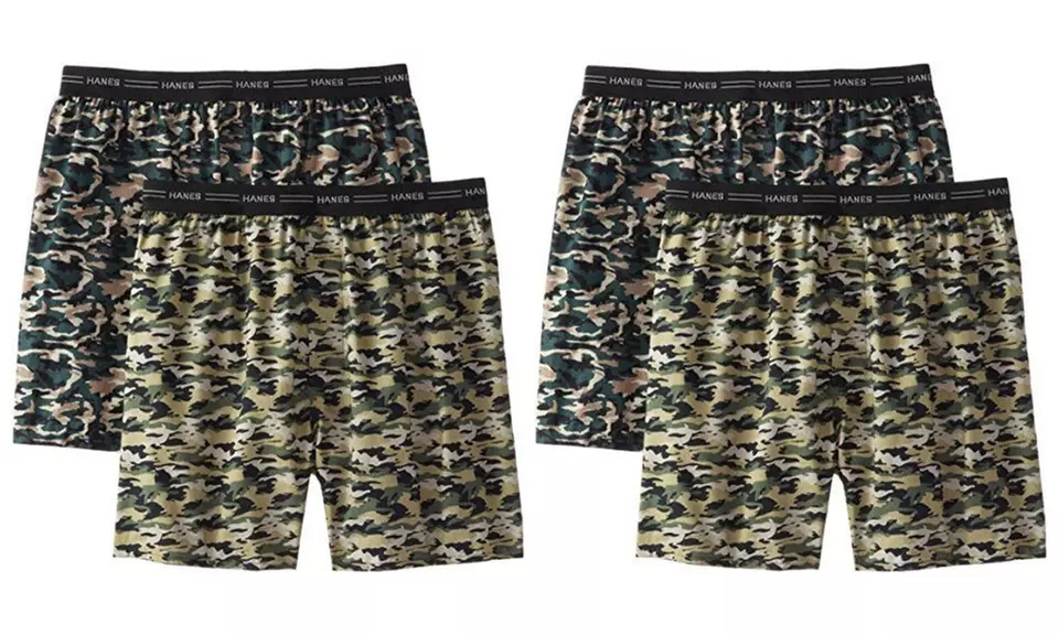 Hanes Men's Comfort Flex Camo Boxers (4-Pack) - Primary Image