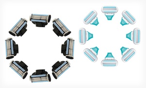 Set of Eight Razor Blade Cartridges