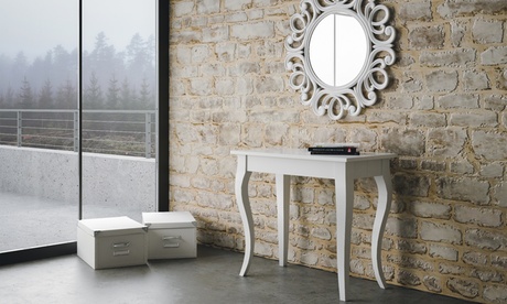 Tavolo consolle allungabile Olanda Made in Italy disponibile in 2 colori