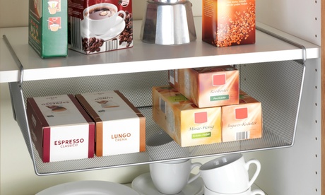 Cesti e scaffali salvaspazio Wenko, disponibili in 3 modelli e varie dimensioni