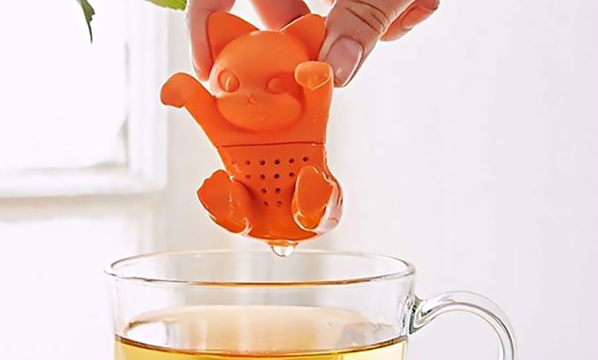 Image 3: Cat-Shaped Tea Infuser