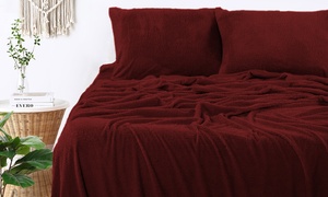 Ramesses Winter Warmth Teddy Fleece Sheet Set