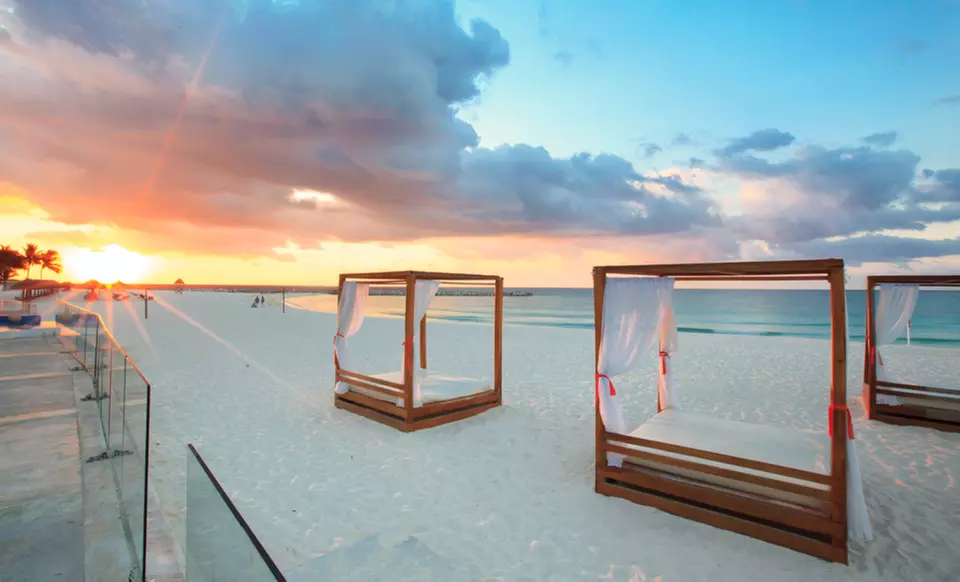 6- or 7-Night All-Inclusive Krystal Cancun Stay with Airfare. Price per Person Based on Double Occupancy.  - Primary Image