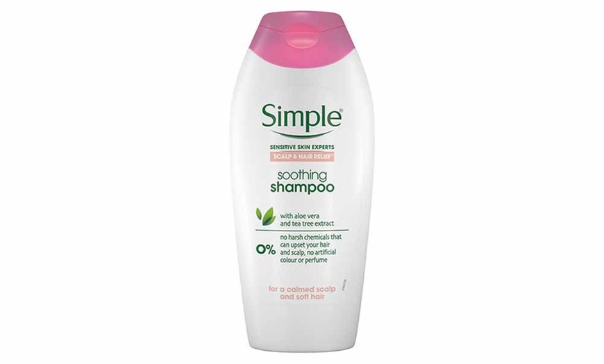 Image 2: Simple Scalp and Hair Shampoo and Conditioner 400ml Duo