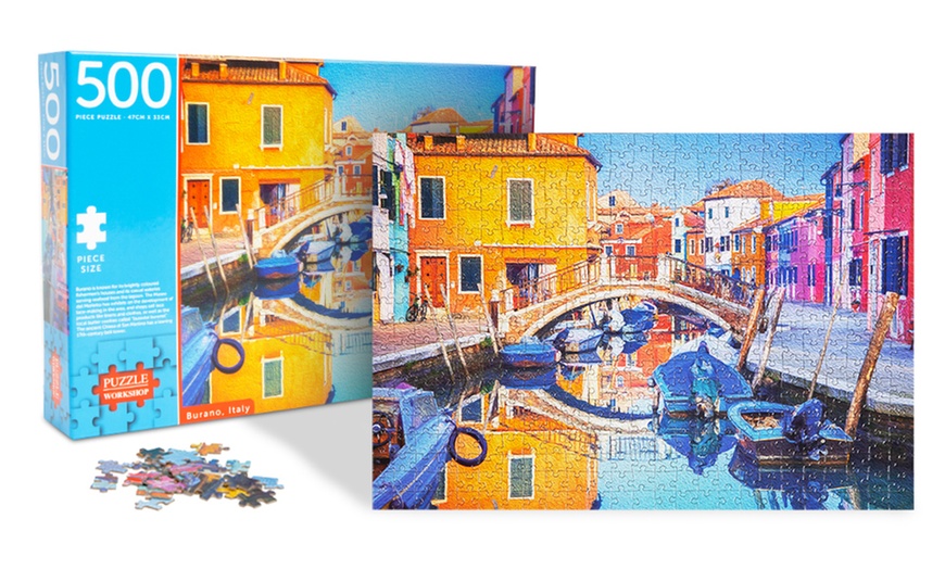 Image 3: Three 500 Piece Jigsaw Puzzles