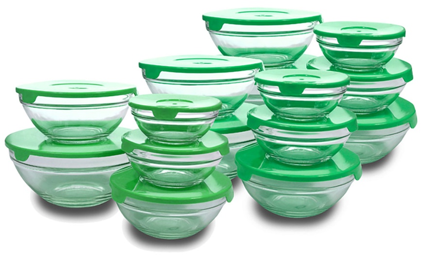 Image 4: 15-Piece Glass Bowl Set