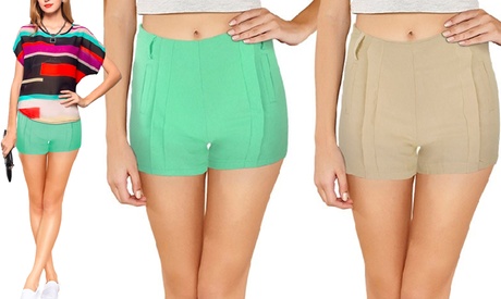 Completo donna camicetta di chiffon a righe e shorts disponibile in 5 colori e varie taglie