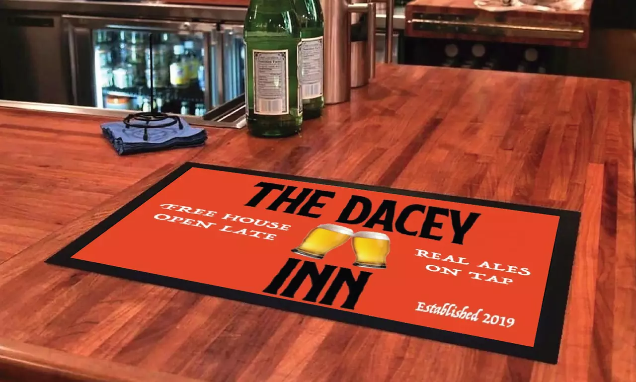 Personalised Bar Mat from DecoMatters