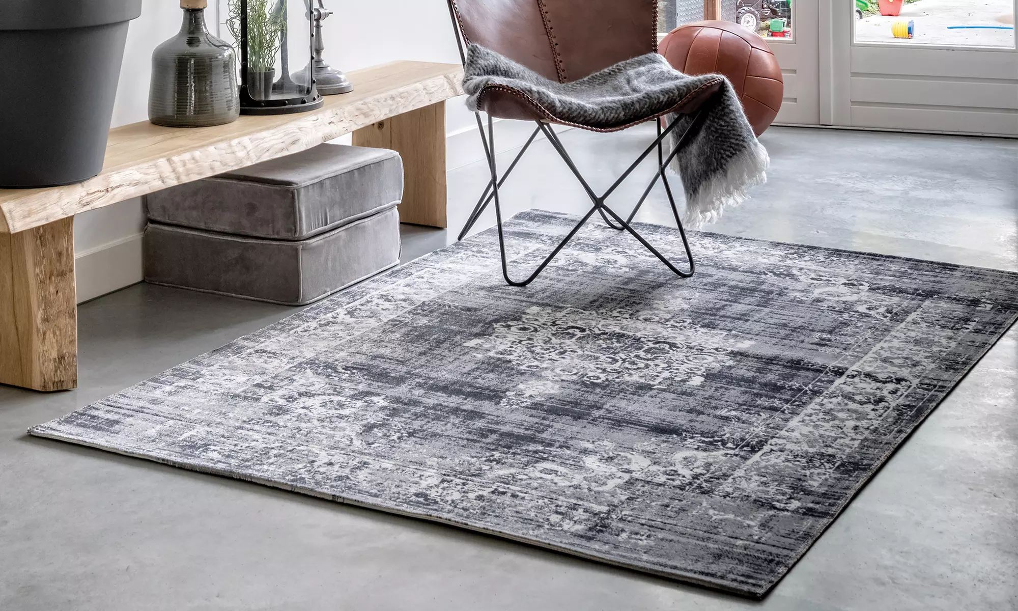 Tapis effet vintage tendance Lifa Living - Primary Image