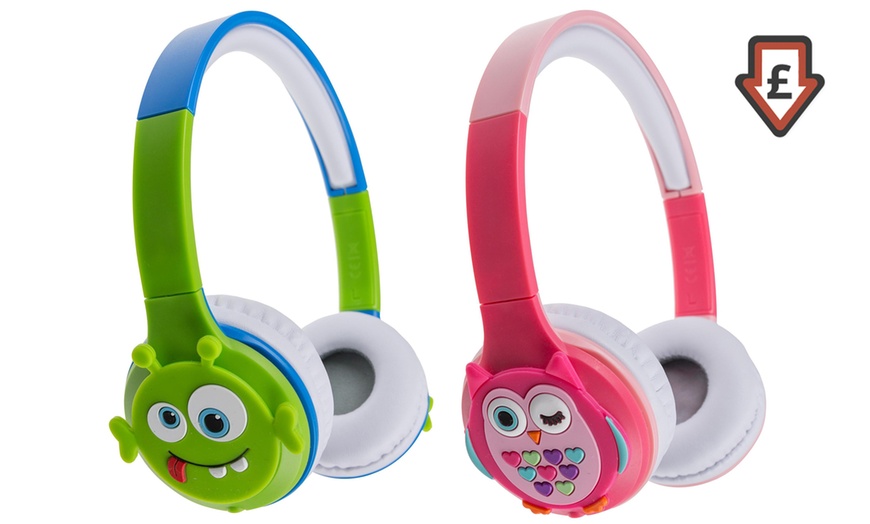 Image 1: Kids' Bluetooth On-Ear Headphones