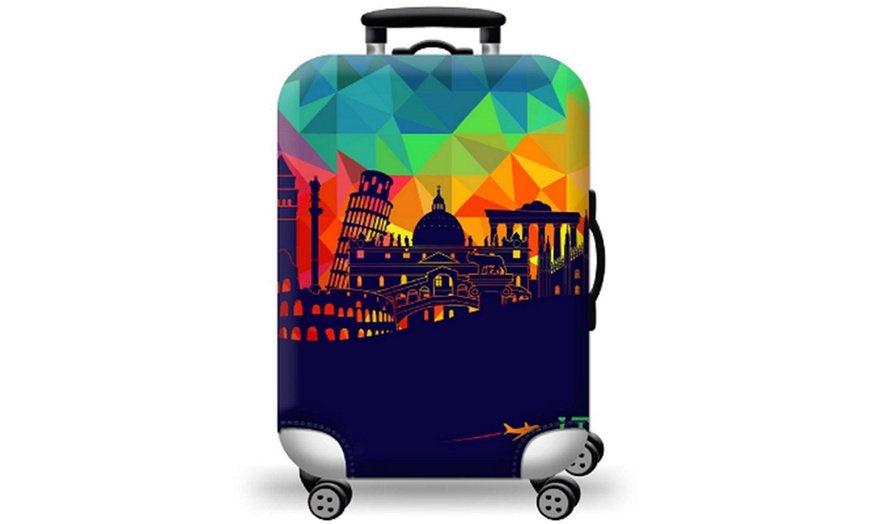 Image 3: Printed Luggage Cover