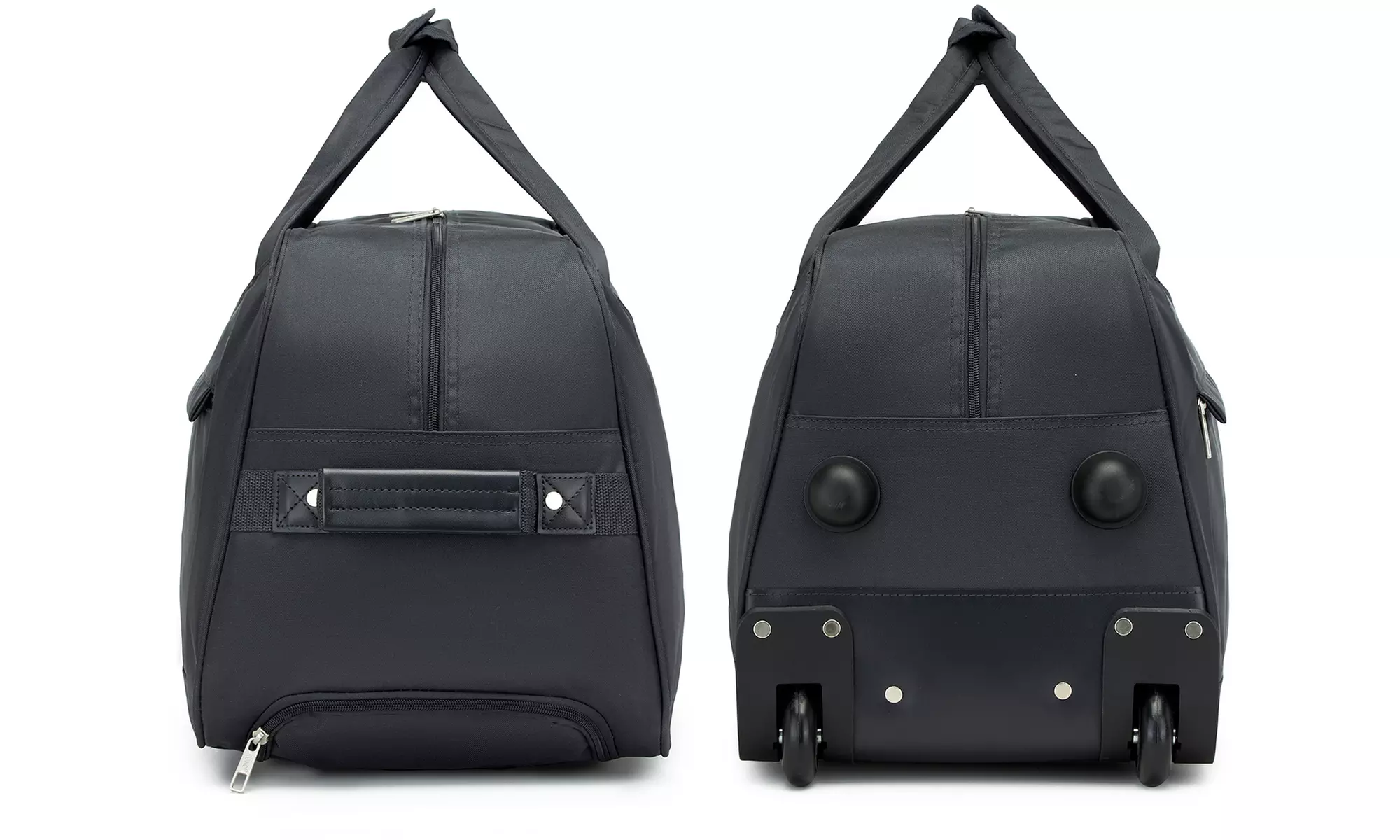 KONO 55L Two Wheels Foldable Soft Shell Travel Trolley Bag