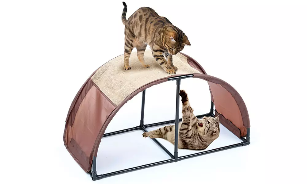 Pretty Kitty Scratch and Play Center - Primary Image
