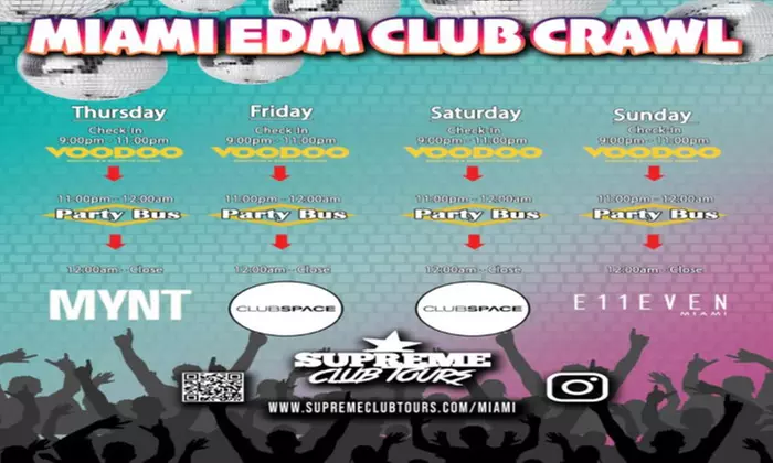 EDM Party Bus Tour 