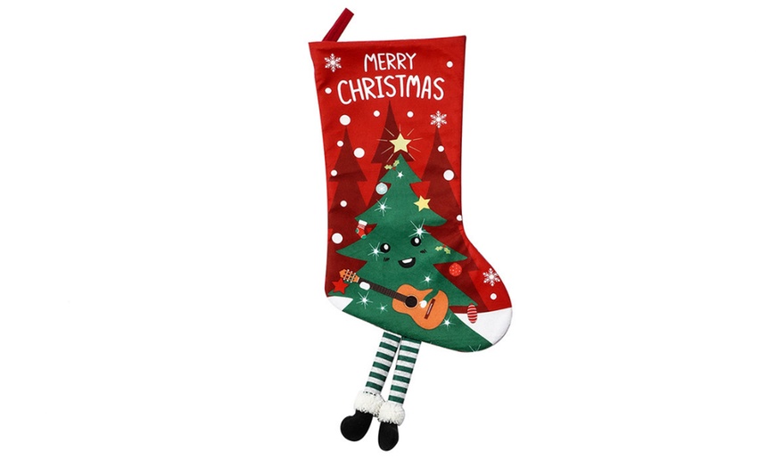 Image 3: Christmas Hanging Stockings Decoration