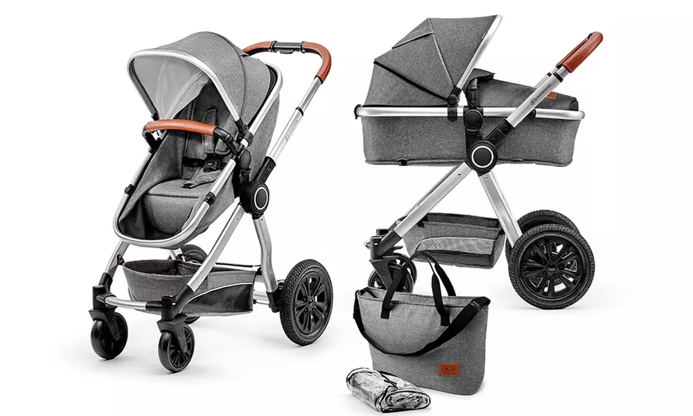 Mehrzweck Kinderwagen VEO 2-in-1 Kinderkraft in Schwarz/Grau oder Grau - Primary Image
