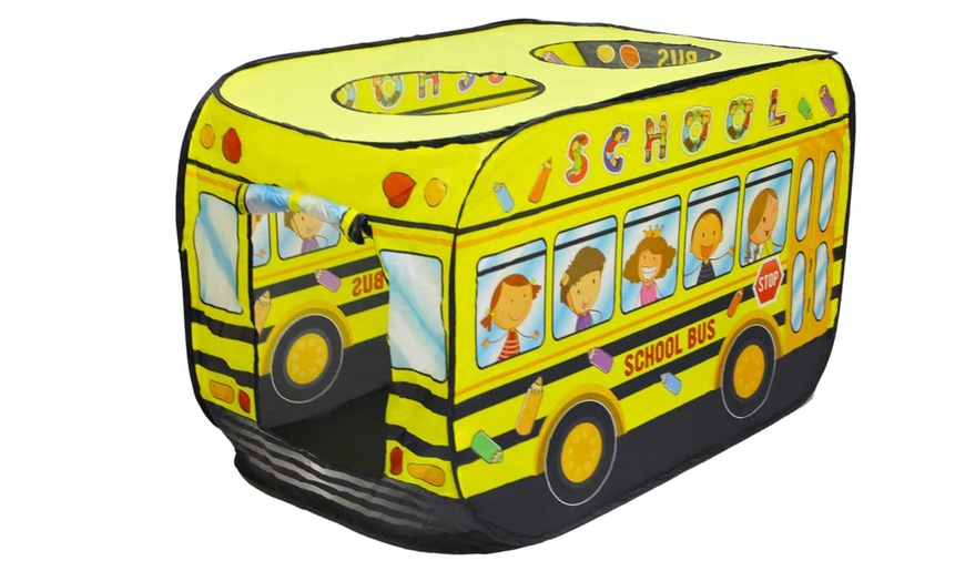 Image 4: School Bus Foldable Play Tent