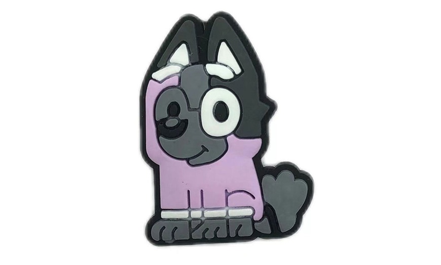 Image 10: 35-Piece Bluey Inspired Shoe Charms with Organiser