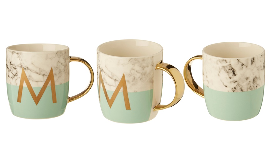 Image 2: Premier Housewares Monogram Mug