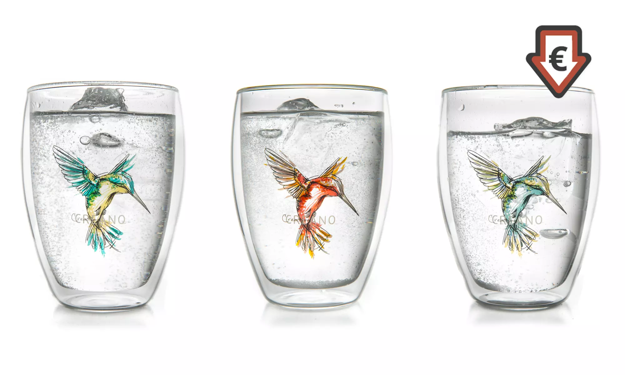 2x, 3x oder 6x Thermogläser-Set „Hummi“ - Primary Image