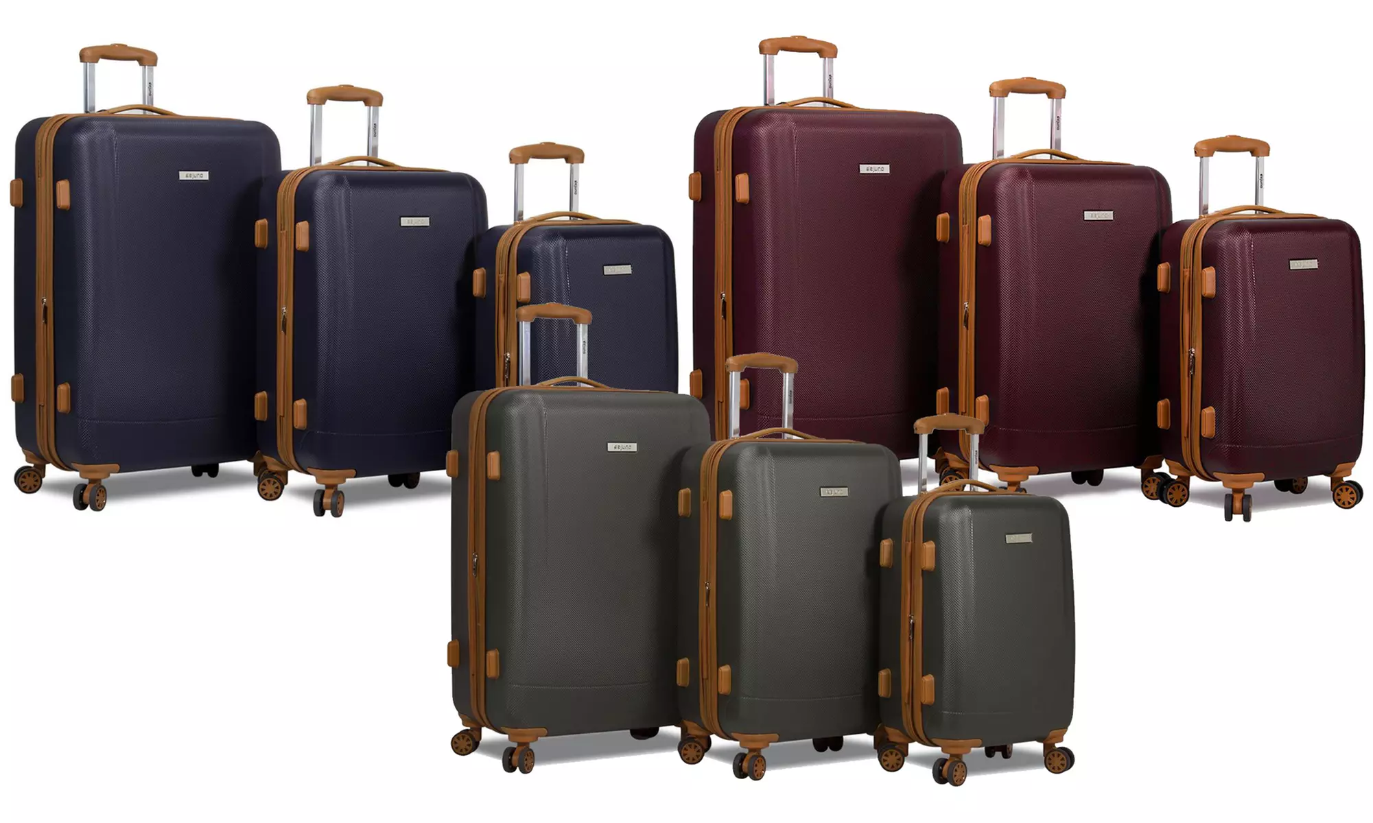 Dejuno Legion Expandable Hardside Spinner Luggage Set with TSA-Approved Lock (3-Piece) - Primary Image