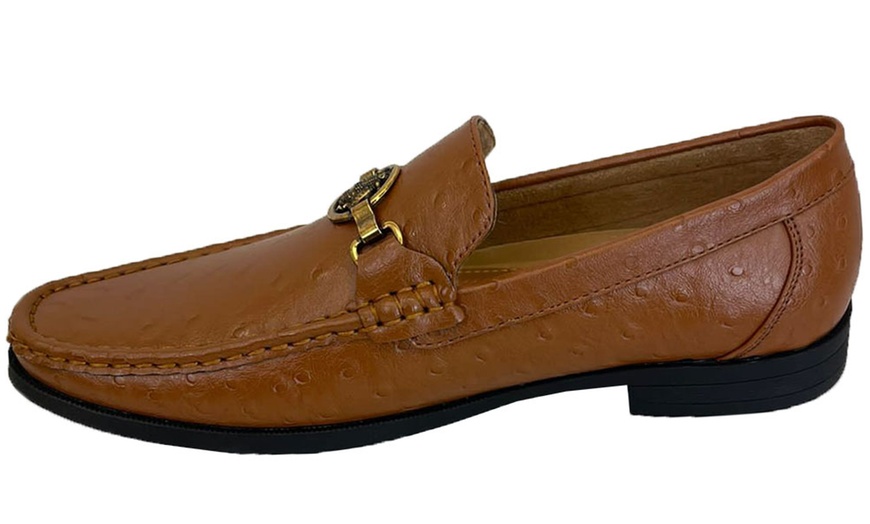 Image 18: Men's Slip-on Leather-Look Moccasins