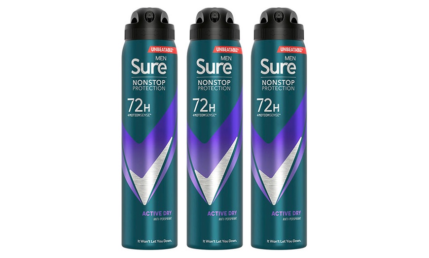 Image 6: Three or Six Sure Men's Antiperspirant Deodorants 250ml