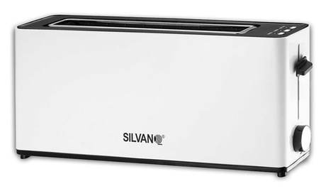 Tostapane Silvano bianco lucido da 900 W