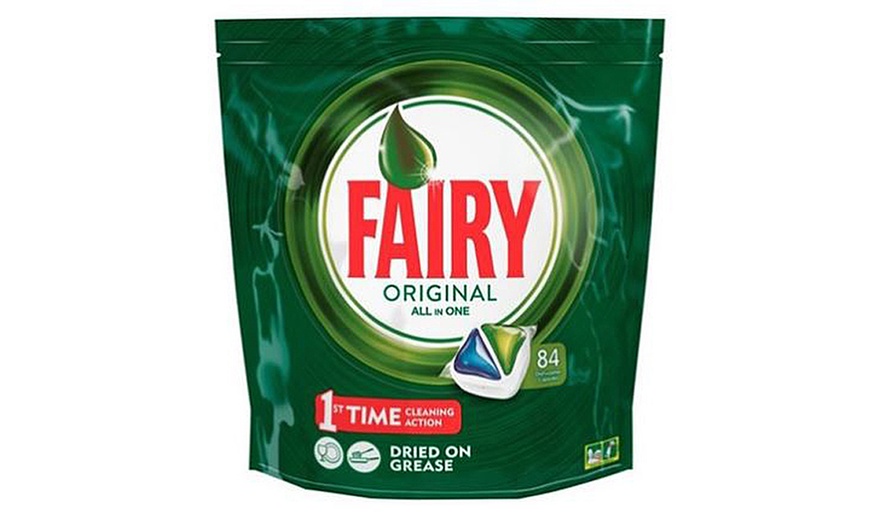 Image 2: P&G Fairy 84 Dishwasher Tablets