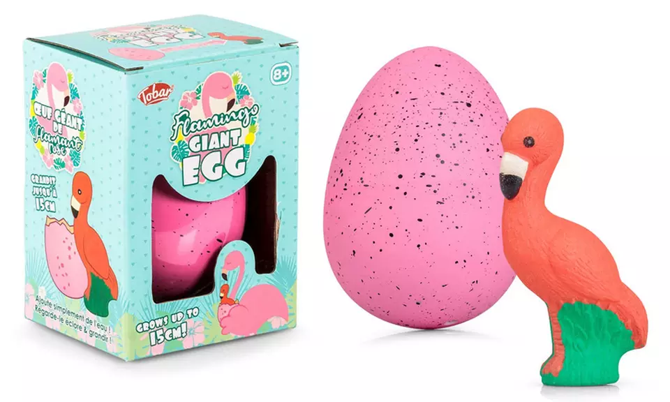 1 ou 2 œufs flamant rose et slime Tobar - Primary Image