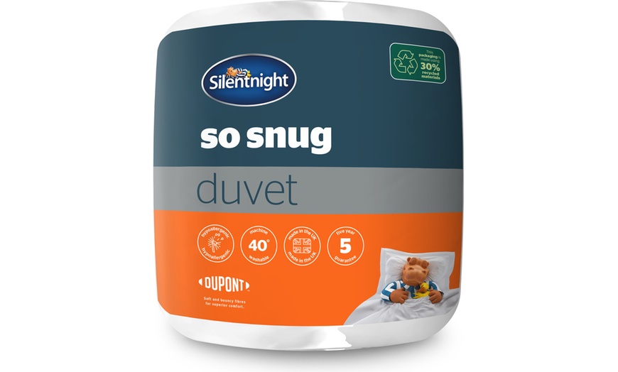 Image 2: Silentnight So Snug Duvet - 13.5 or 15 Tog Warmth
