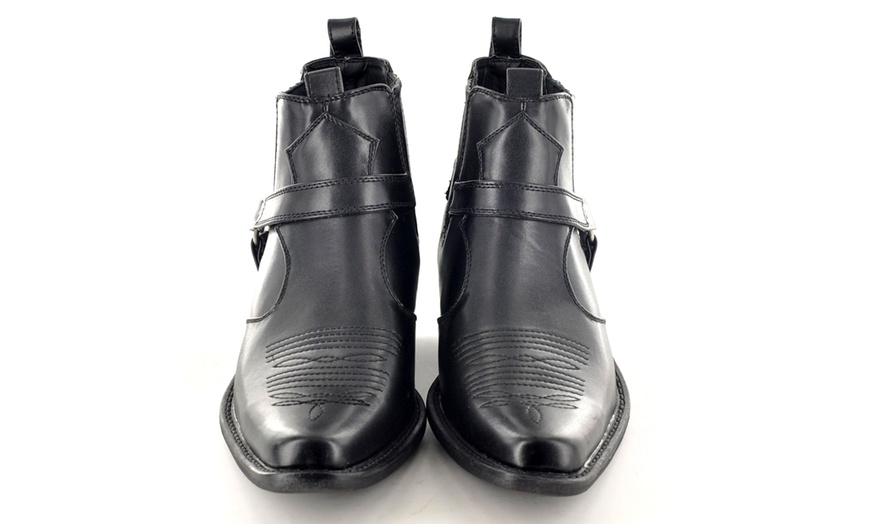 Image 3: Bottines style Western Homme