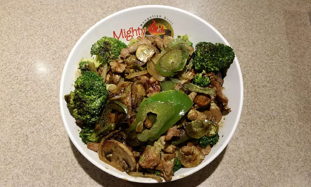 Build-Your-Own Asian Stir-Fry Bowl at Mighty Khan's Mongolian Grill (40% Off). Three Options Available. - Primary Image