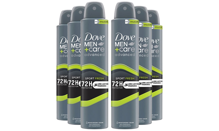 Image 9: 3, 6 or 12 Dove Anti-Perspirant Men+Care Advanced Deodorants 200ml