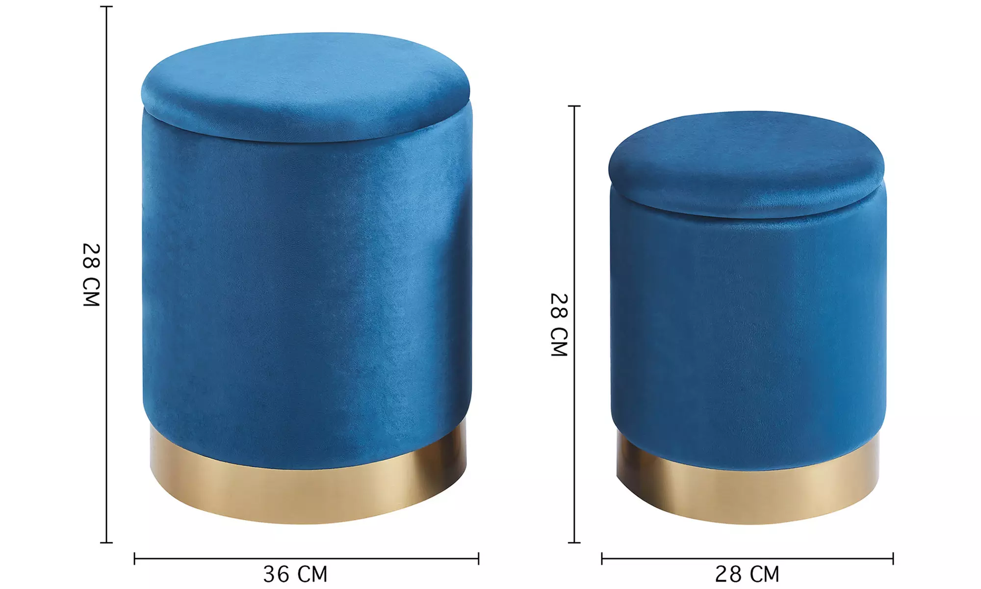 Coppia di pouf Bud&Terence