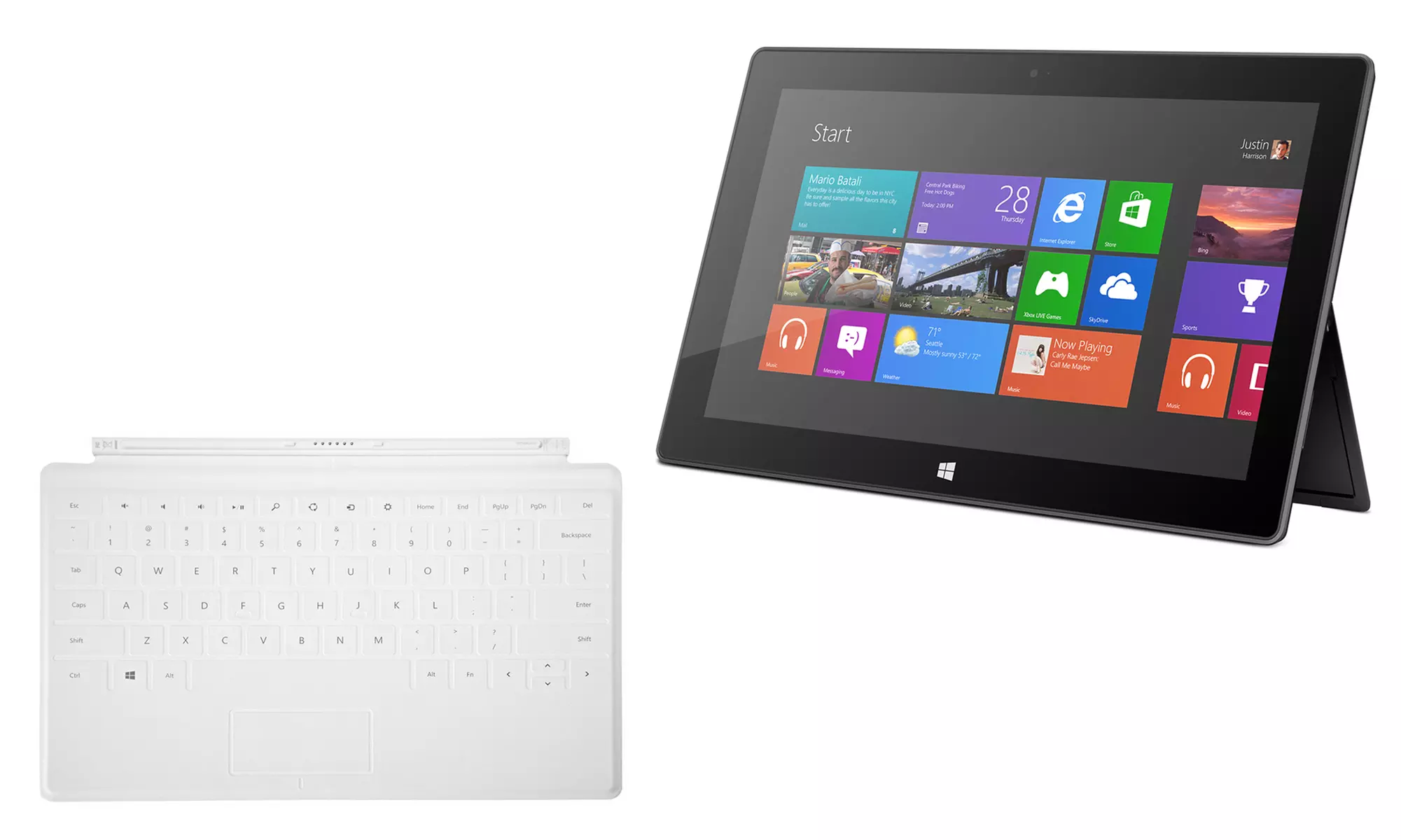 Microsoft Surface Pro 64GB or 128GB 10.6" Tablet with Windows 8 Pro and Optional Keyboard (Refurbished) - Second Medium