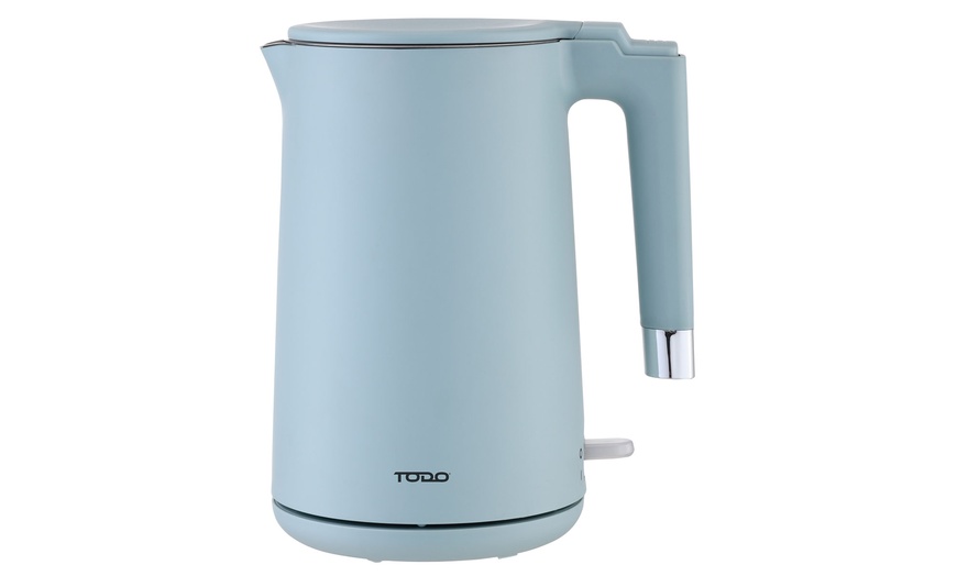 Image 20: TODO 1.7L Electric Cordless Kettle Stainless Steel/ Led Water Jug