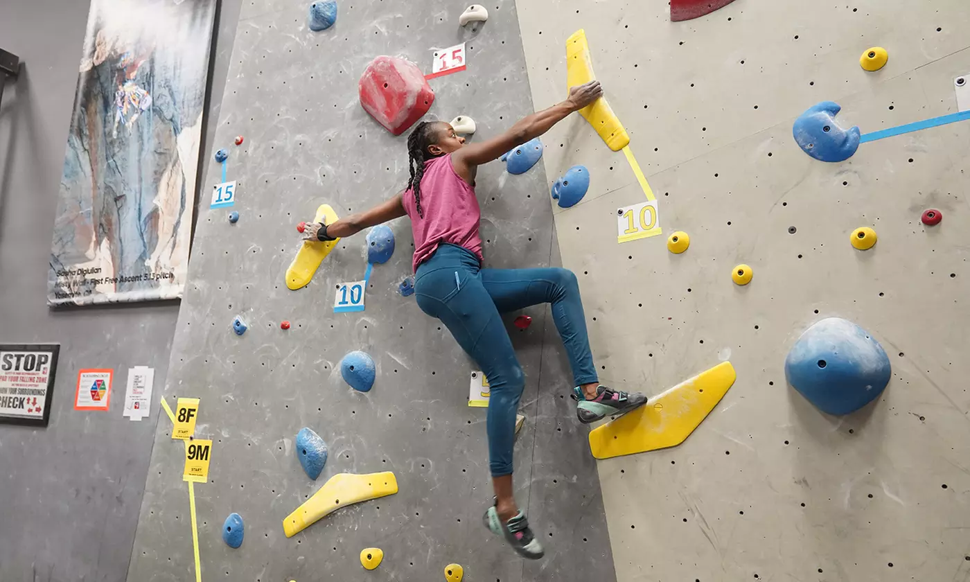 One-Hour: Indoor Climbing for Friends & Families for Up To 2/5 People (Up to 34% Off) at The Rock Club