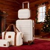 Image 1: Christmas Travel Luggage KONO 4-Piece Travel Set Ideal Gift For Family