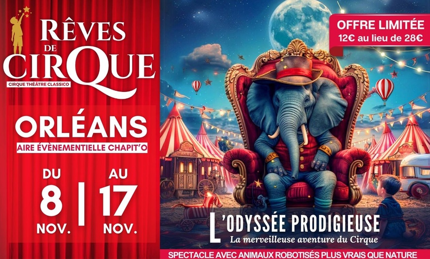 Image 1: "Rêves de Cirque : L'Odyssée Prodigieuse" à Orléans