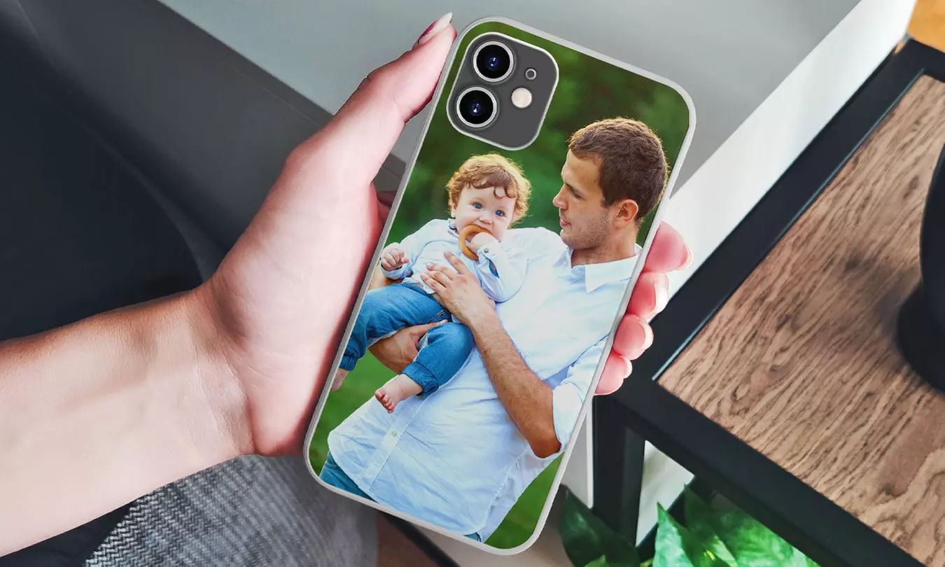 Personalisierbare Handyhülle mit Foto für verschiedene Smartphones