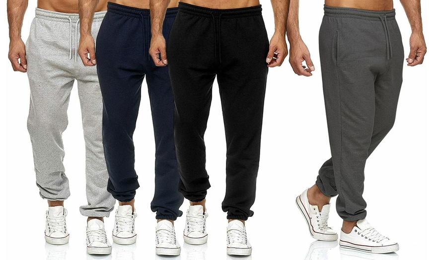 Image 3: Men's Close Hem Joggers