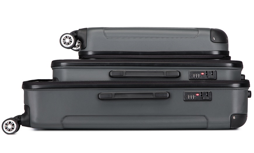 Image 12: Travelite Voyager Leichtgewichtskoffer mit Aluminiumlegierunggriff
