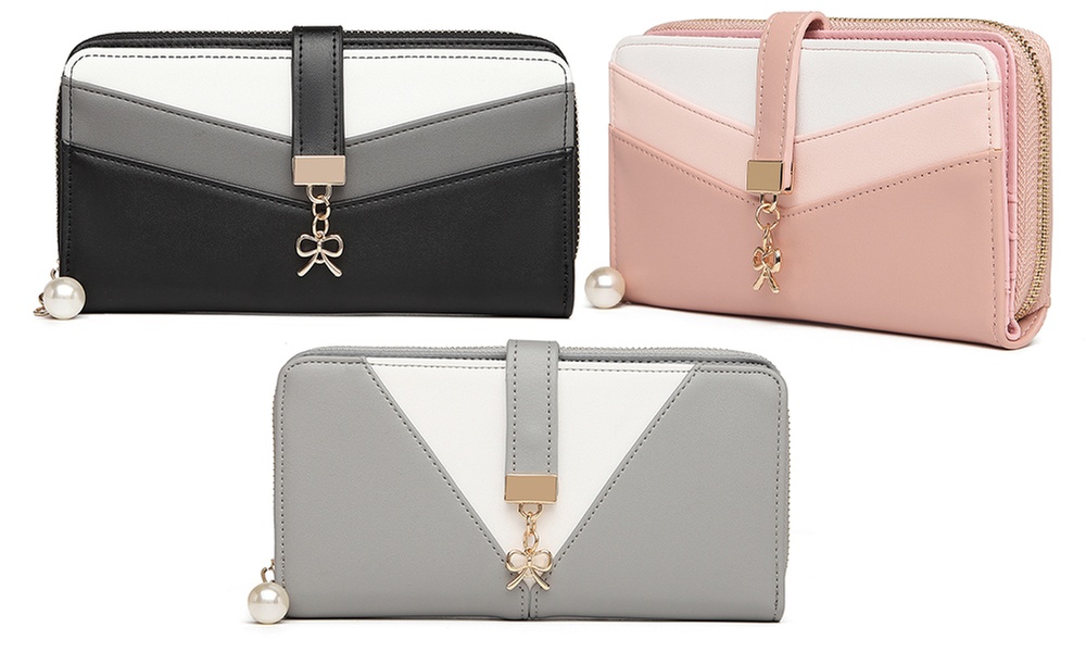 Damen-Clutch-Geldbörs