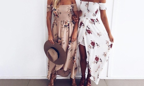 1 o 2 abiti floreali, disponibili in vari colori e taglie