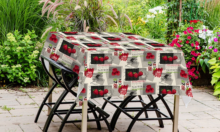 Image 1: Vlekbestendig PVC tafelkleed